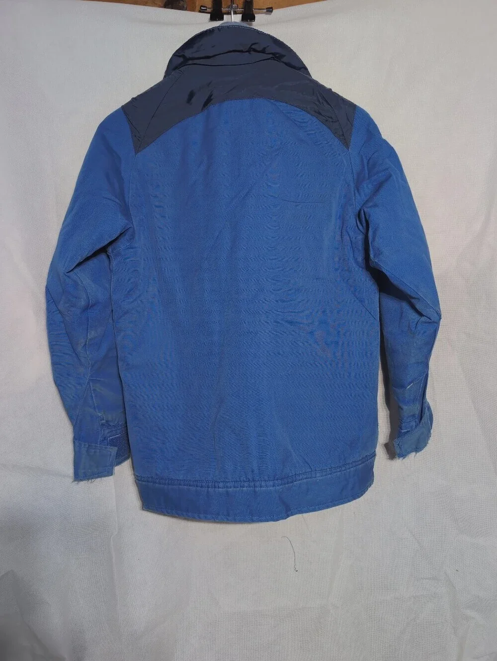 Vintage 80s Black Ice S Men’s Blue Work Jacket Worn Costume Piece Reno Nevada